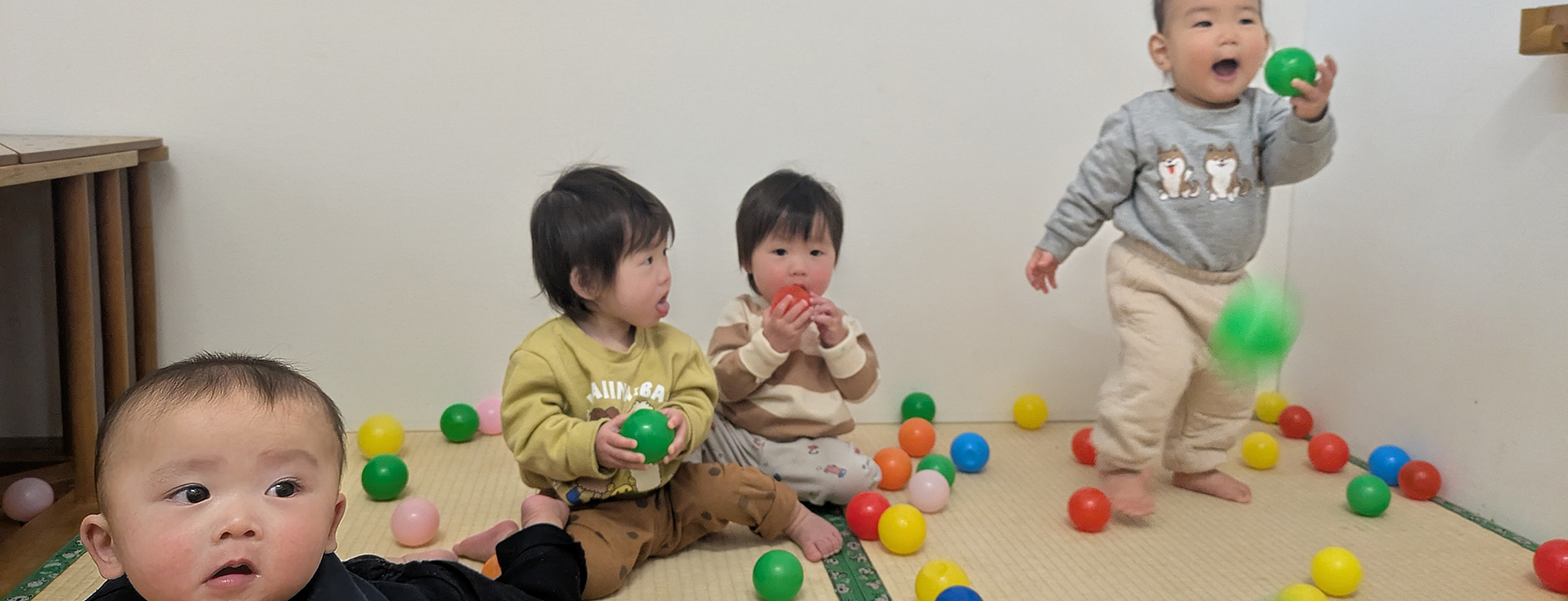 よく遊び、よく食べ、よく寝て、健康な子どもに！   