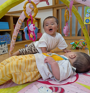 よく遊び、よく食べ、よく寝て、健康な子どもに！   
