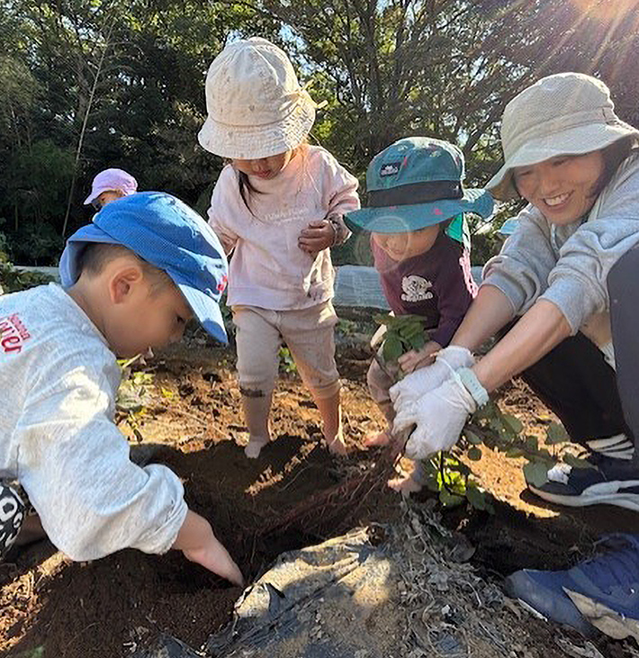 よく遊び、よく食べ、よく寝て、健康な子どもに！   