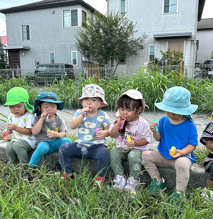 よく遊び、よく食べ、よく寝て、健康な子どもに！   
