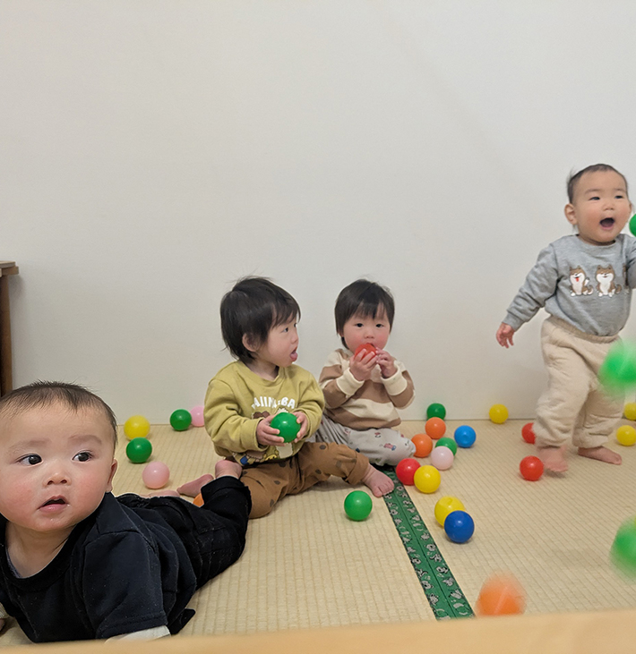 よく遊び、よく食べ、よく寝て、健康な子どもに！   
